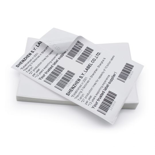 Zebra Compatible Label 100mm x 150mm x 500pcs fanfold